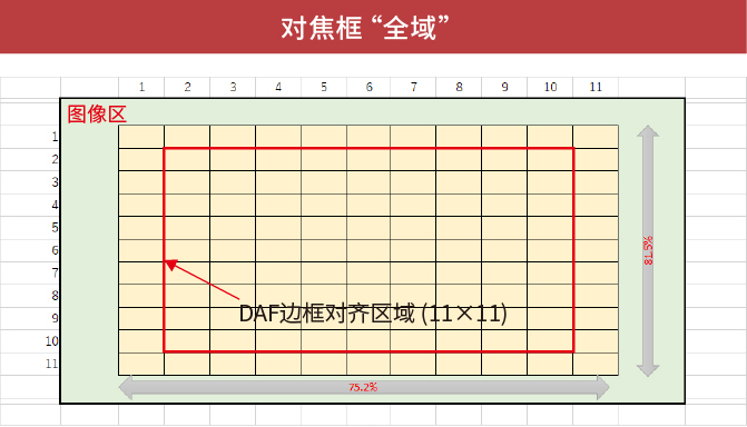 對焦框“全域”