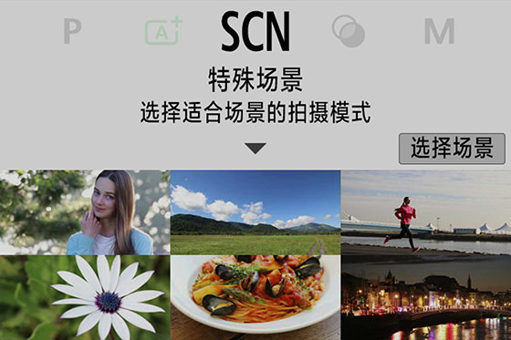 SCN特殊場(chǎng)景模式的菜單